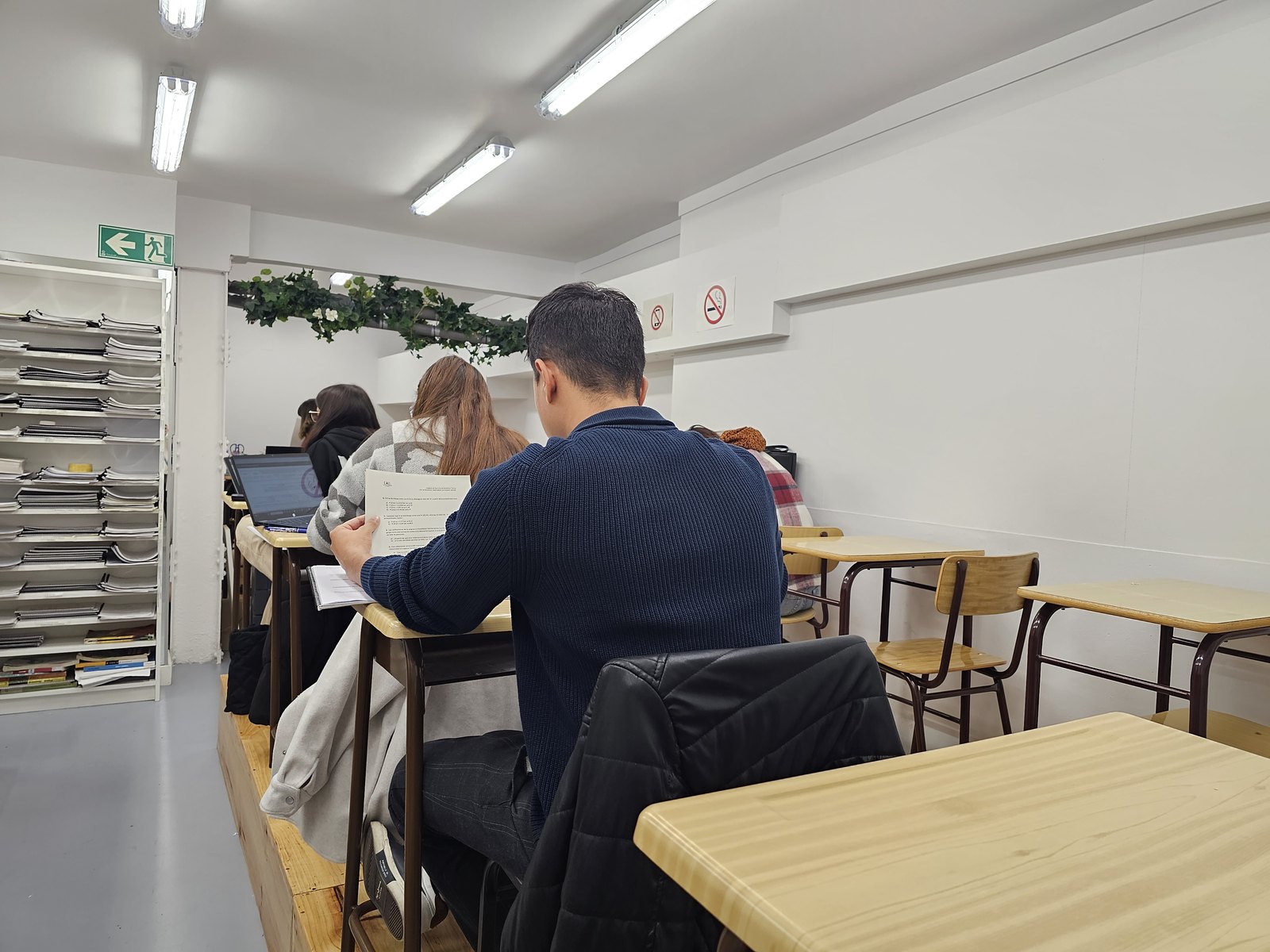 Clase de tarde en la sede de Ventas